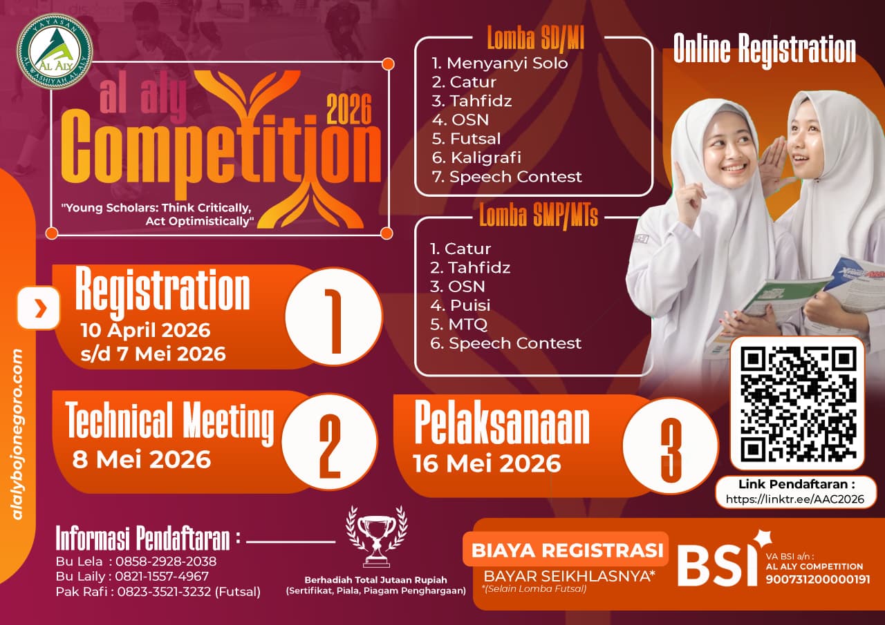 Pendaftaran Al Aly Competation 2026